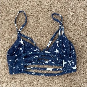 Blue Life Swim - Blue life star print bathing suit top Blue Life Swim - Blue life star print bathing suit top